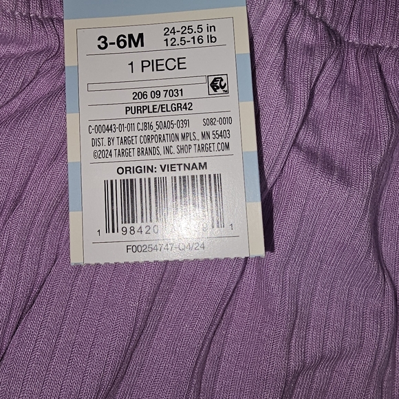 Target Purple Baby Romper - Picture 3 of 3